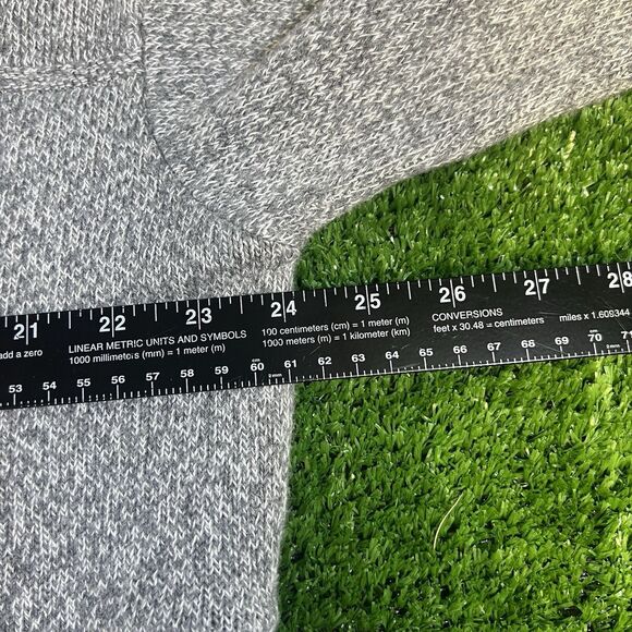 Mens Vintage Y2K American Flag Knitted Pullover Sweater Mens Size XL Gray - Picture 4 of 6